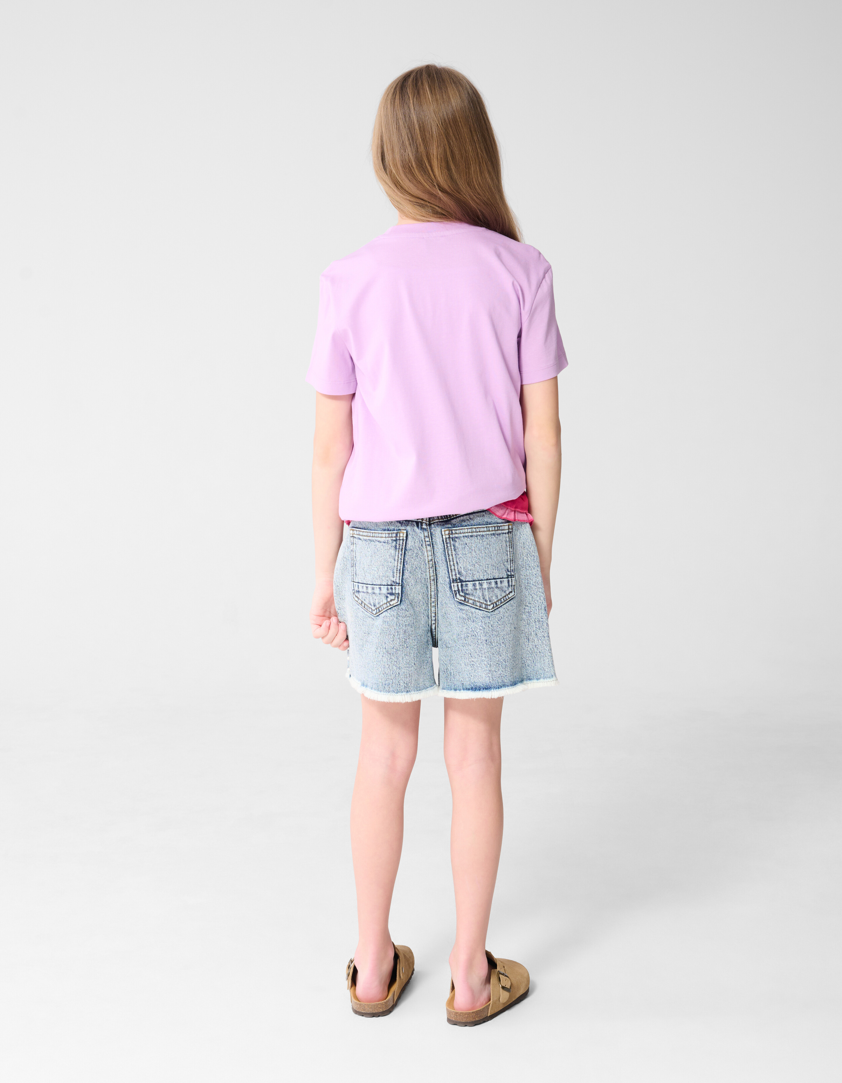 Soleil Artwork T-Shirt Helllila SHOEBY GIRLS