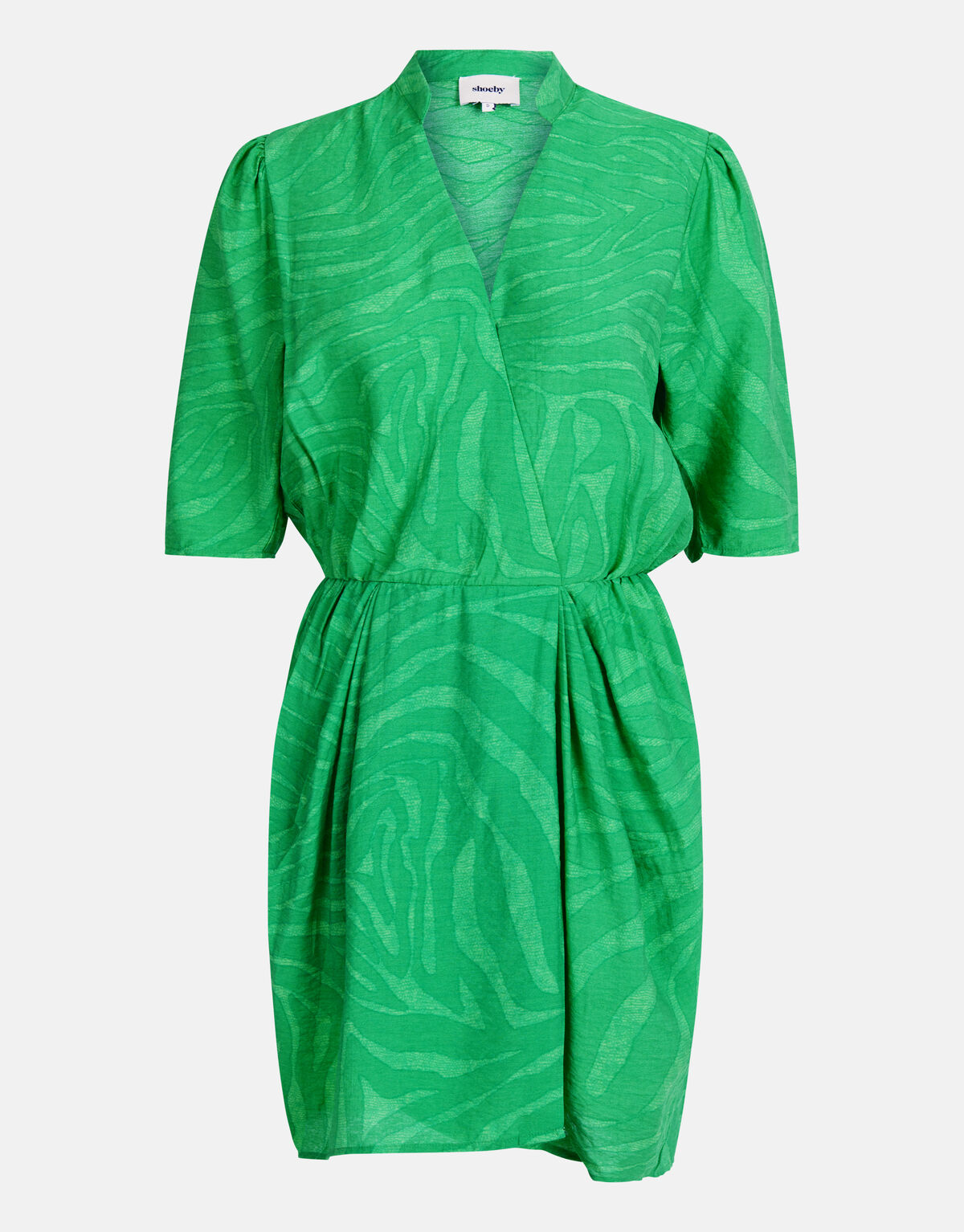 Zebra Print Kleid Grün SHOEBY WOMEN