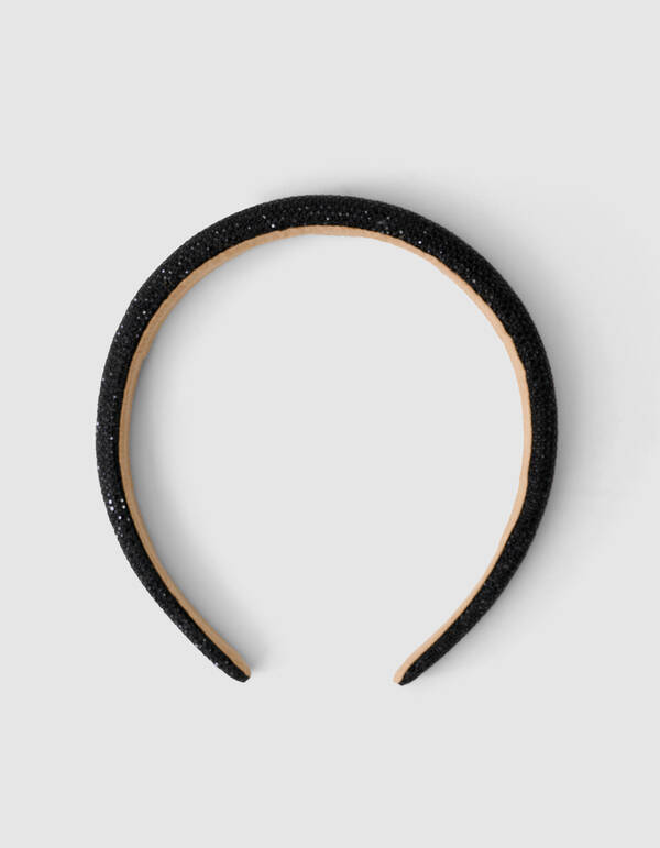 Strass-Haarreif Schwarz SHOEBY ACCESSOIRES