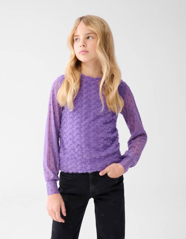 Mesh Top Violett SHOEBY GIRLS