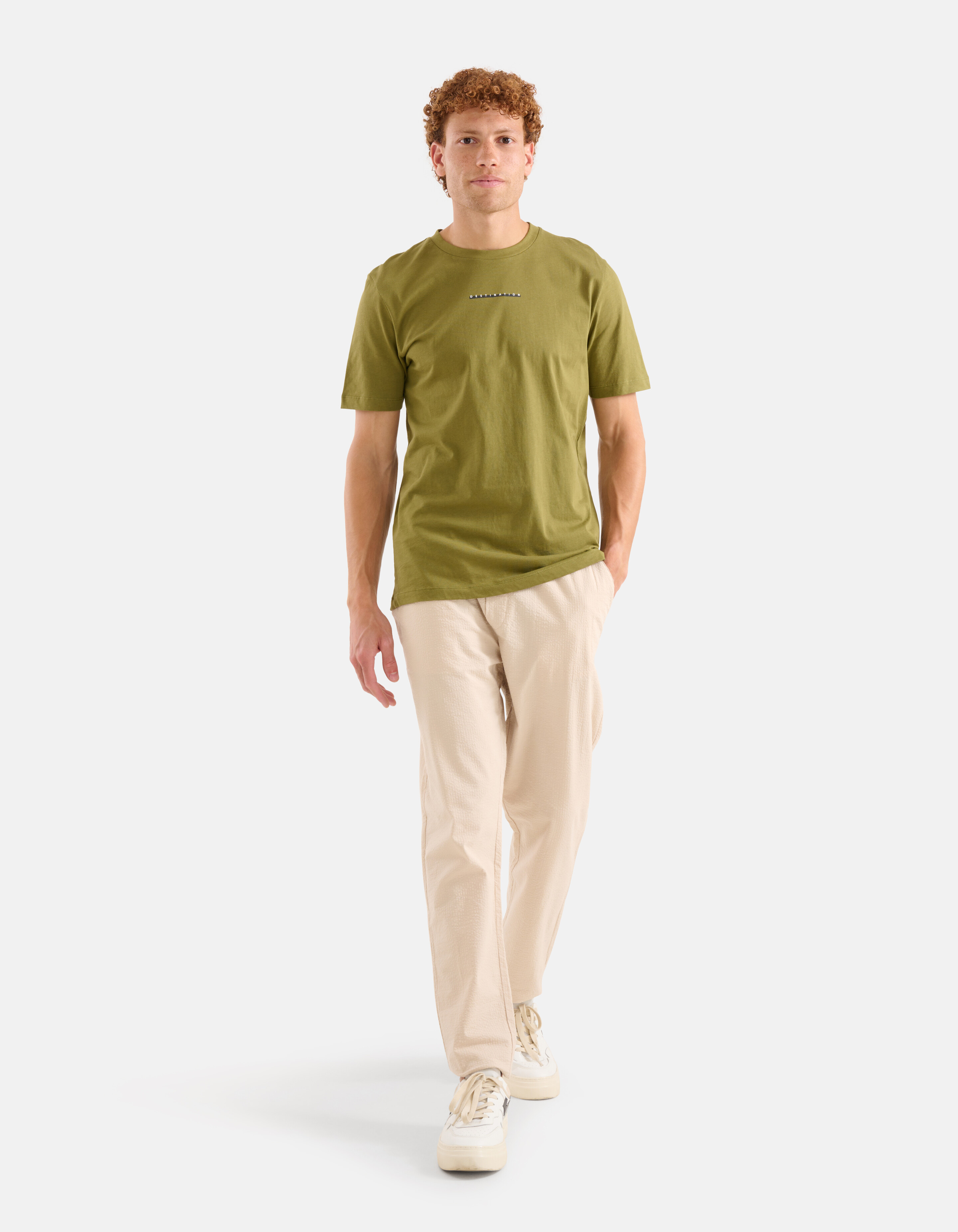Artwork T-shirt Dunkelgrün SHOEBY MEN
