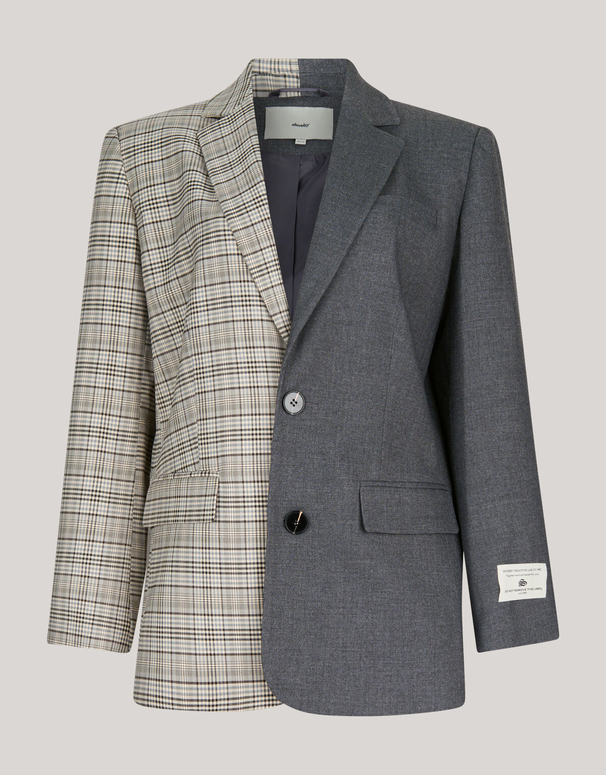 Gemischter Blazer Grau SHOEBY WOMEN