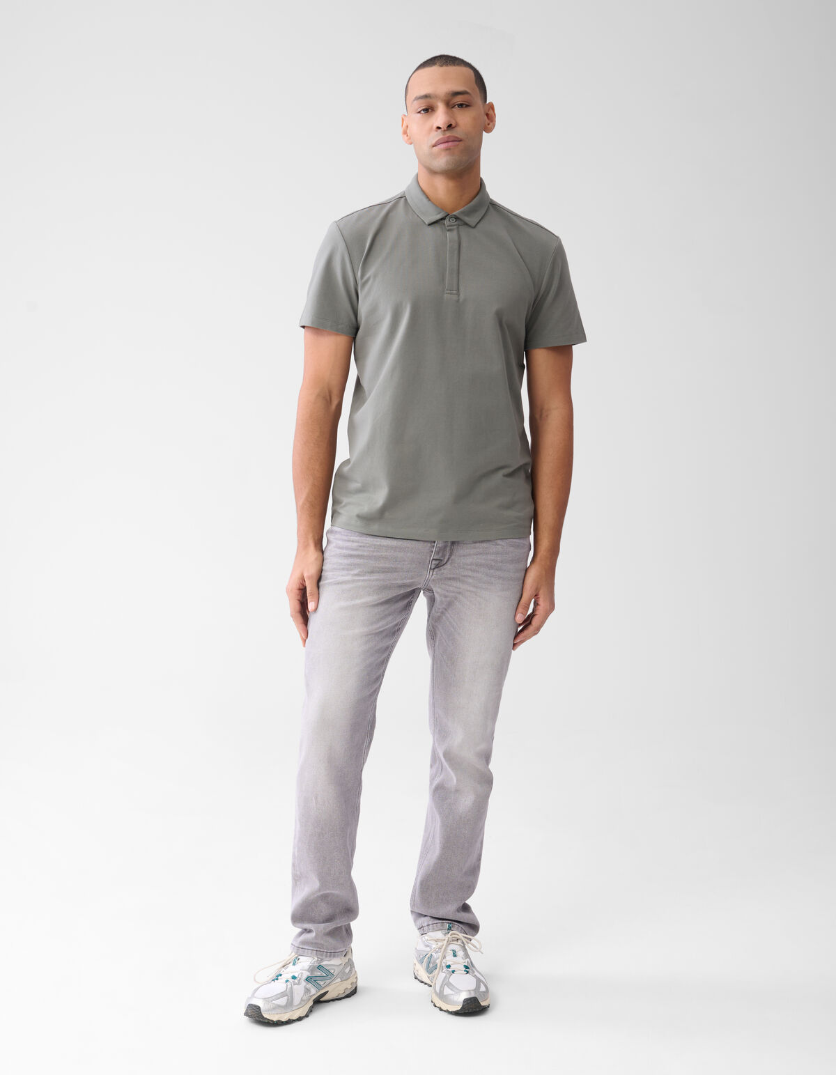 Jersey-Polo Dunkelgrün SHOEBY MEN