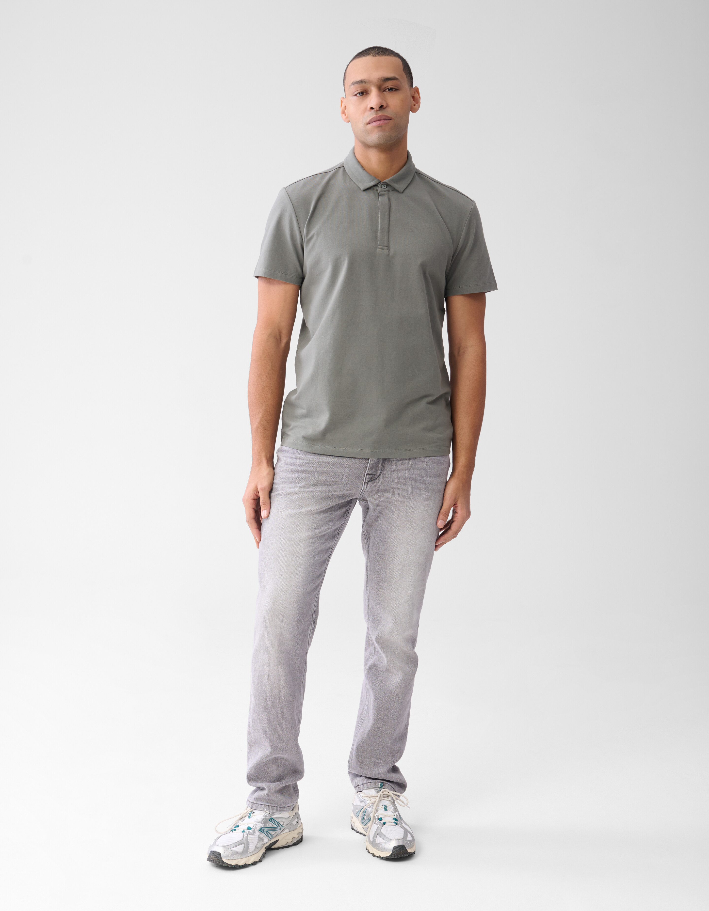 Jersey-Polo Dunkelgrün SHOEBY MEN