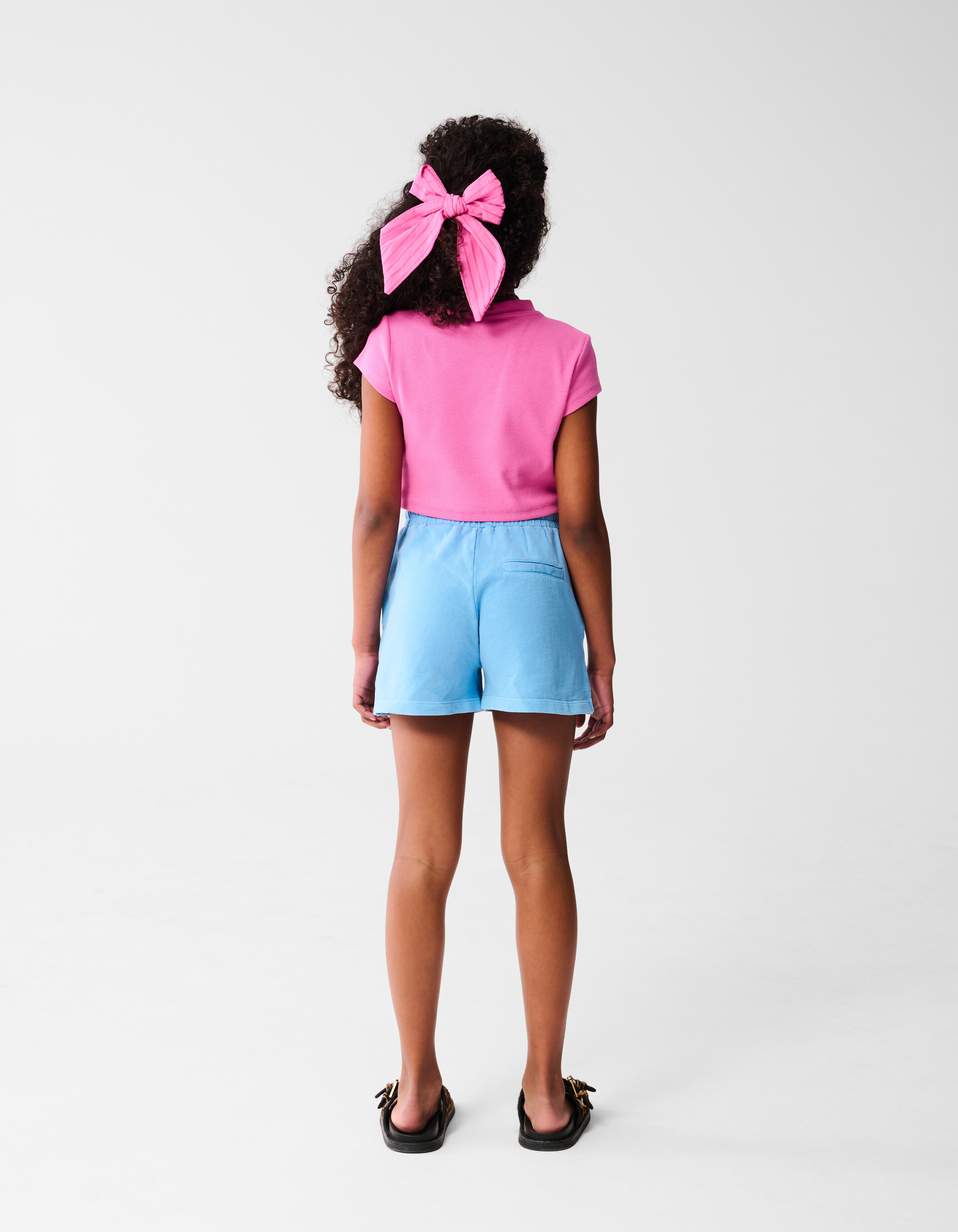 Rippen-Kropf-Oberteil Rosa SHOEBY GIRLS