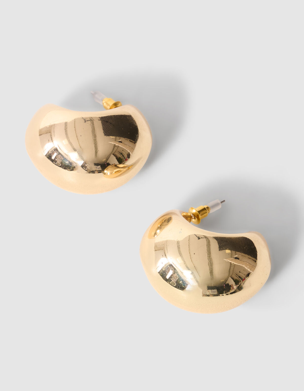 Bulky Big Hoop Ohrringe Gold SHOEBY ACCESSOIRES