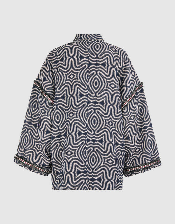 Jacquard Tape Jack Dunkelblau Von Mieke SHOEBY WOMEN