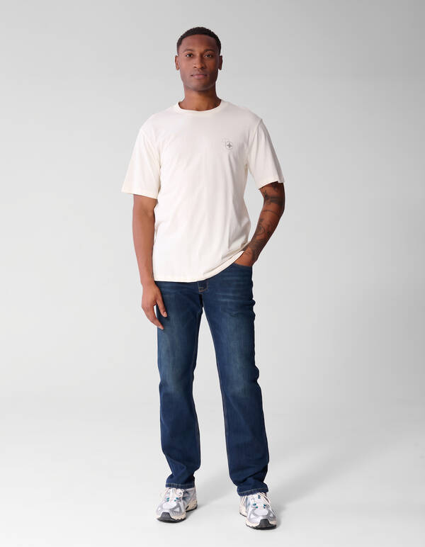 Einfarbiges T-Shirt Wei&szlig; SHOEBY MEN
