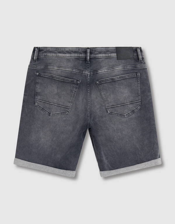 Denim Short Dunkelgrau SHOEBY MEN