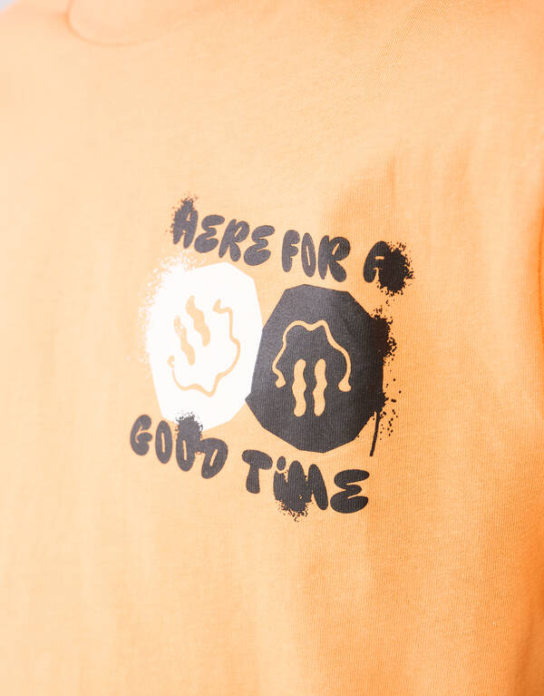 Artwork T-Shirt Orange SHOEBY BOYS