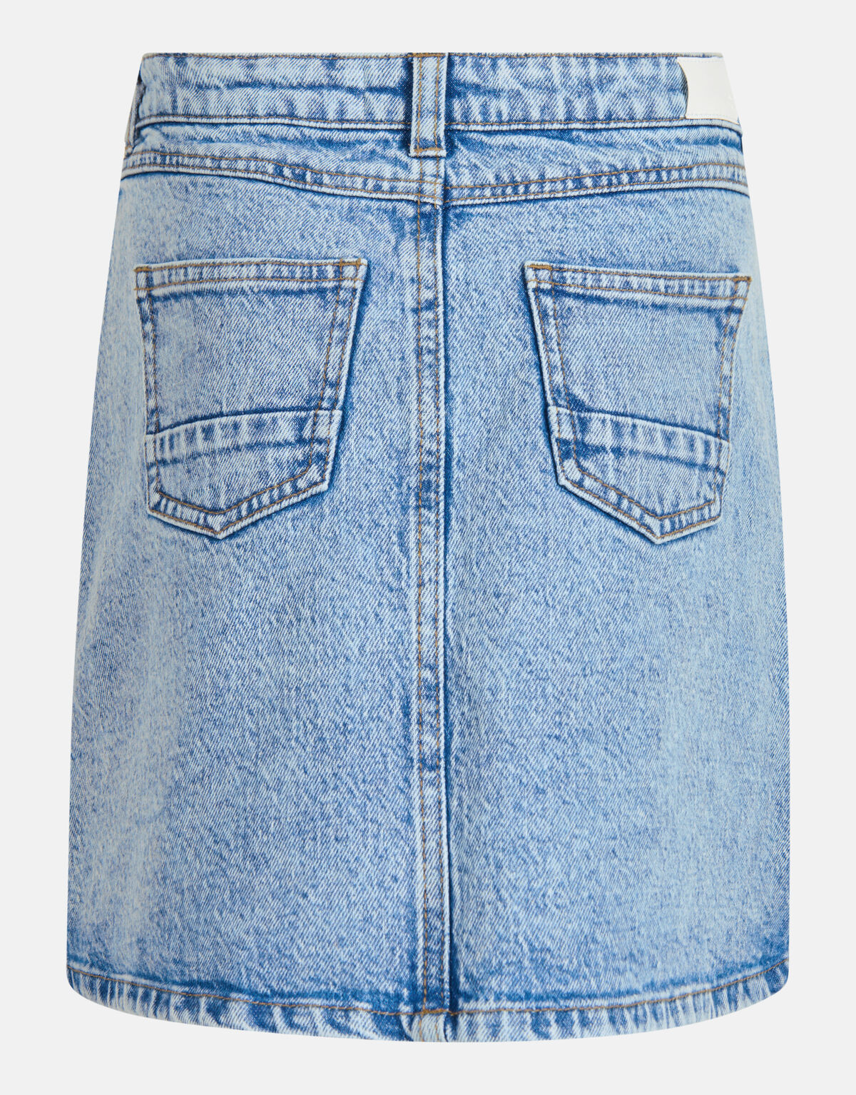 Geplooide Denim Rok Mediumstone SHOEBY GIRLS
