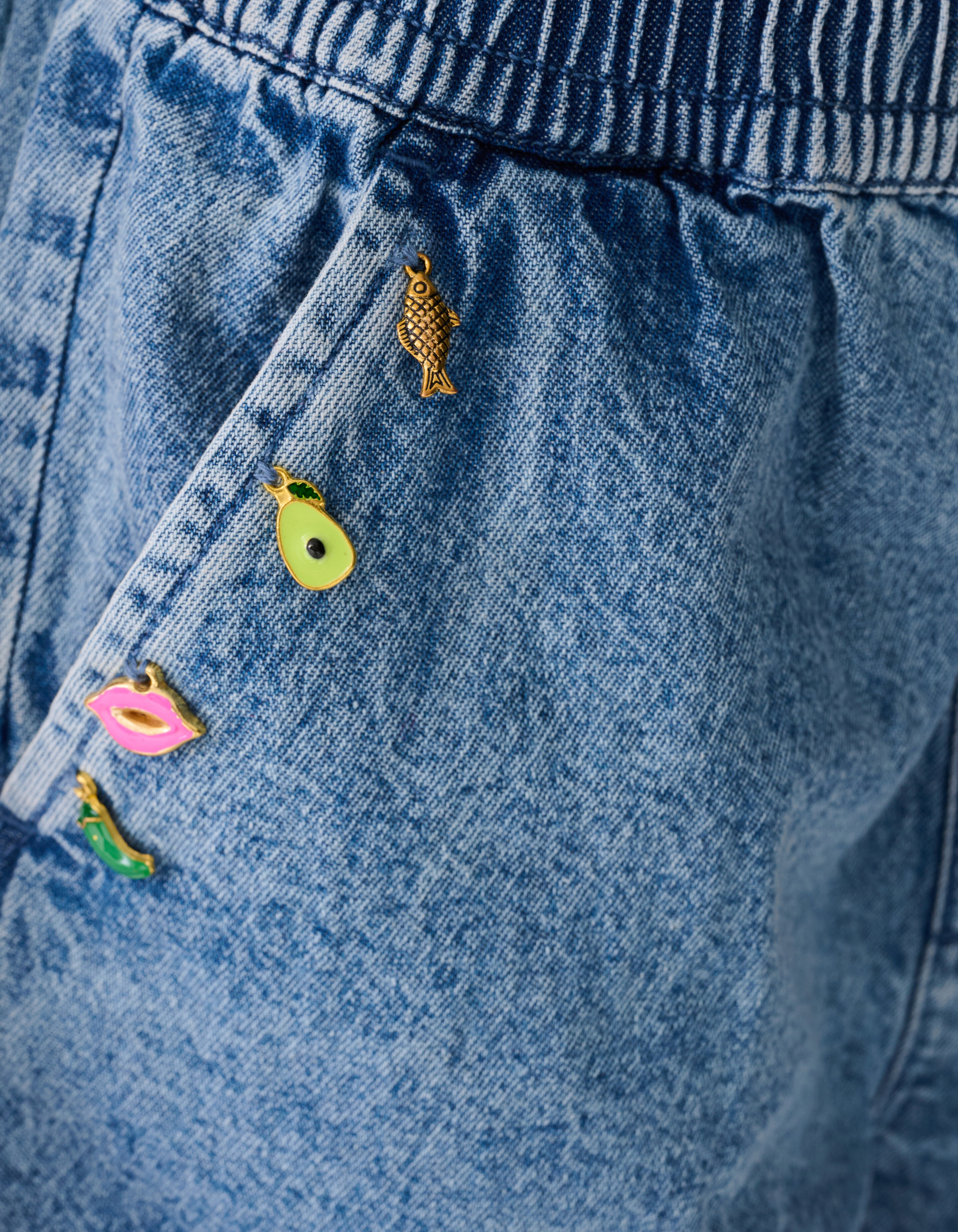 Charm Denim Shorts Blau SHOEBY GIRLS