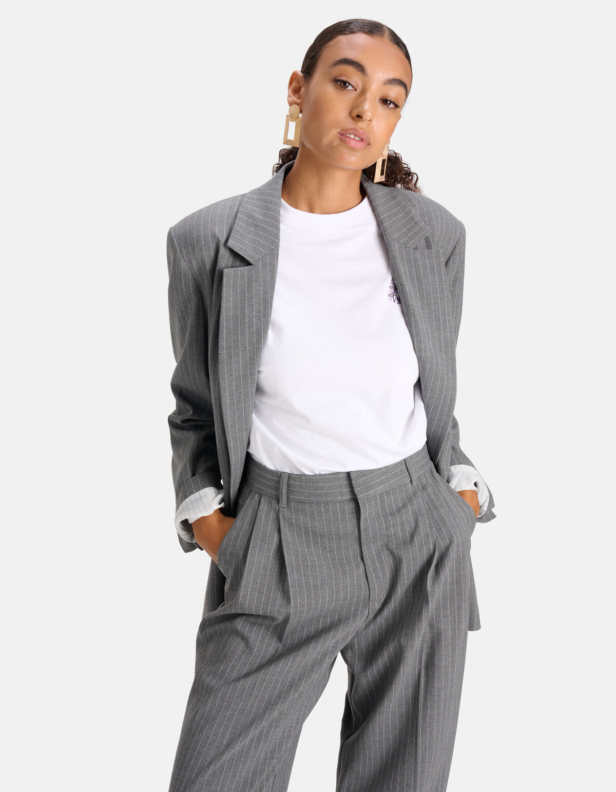 Nadelstreifenblazer Anthrazit SHOEBY WOMEN