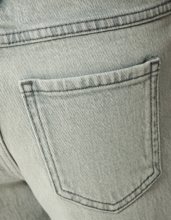 Destroy Straight Fit Jeans Hellgrau SHOEBY GIRLS