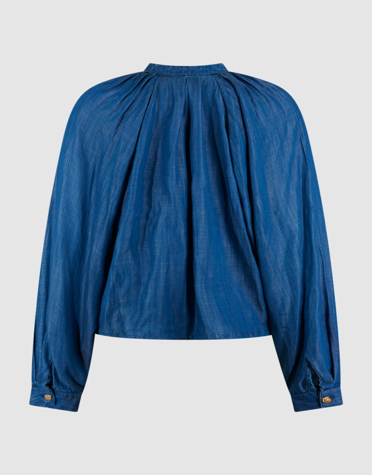 Kurze Jeansbluse Blau SHOEBY WOMEN