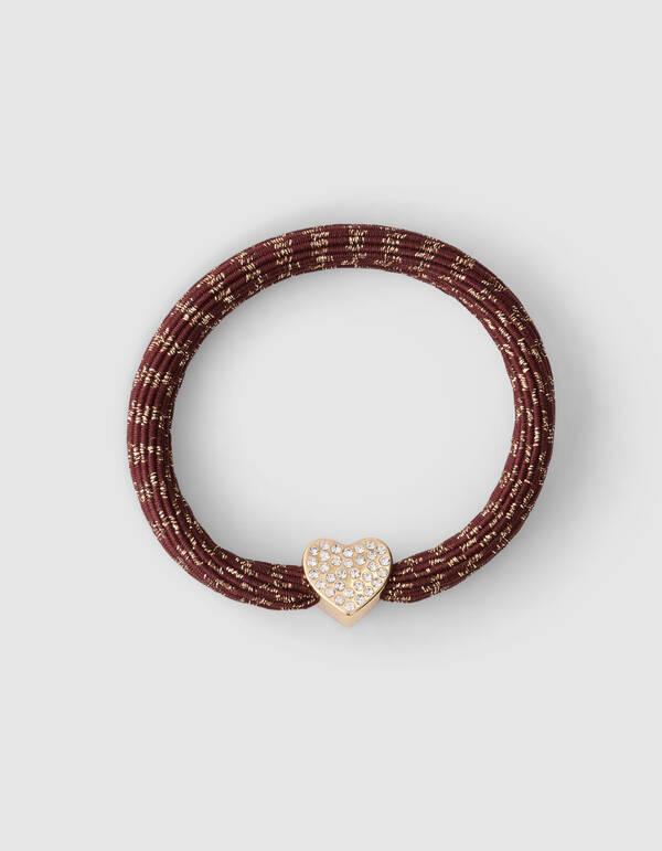 Charm Lurex Haarband Braun SHOEBY ACCESSOIRES