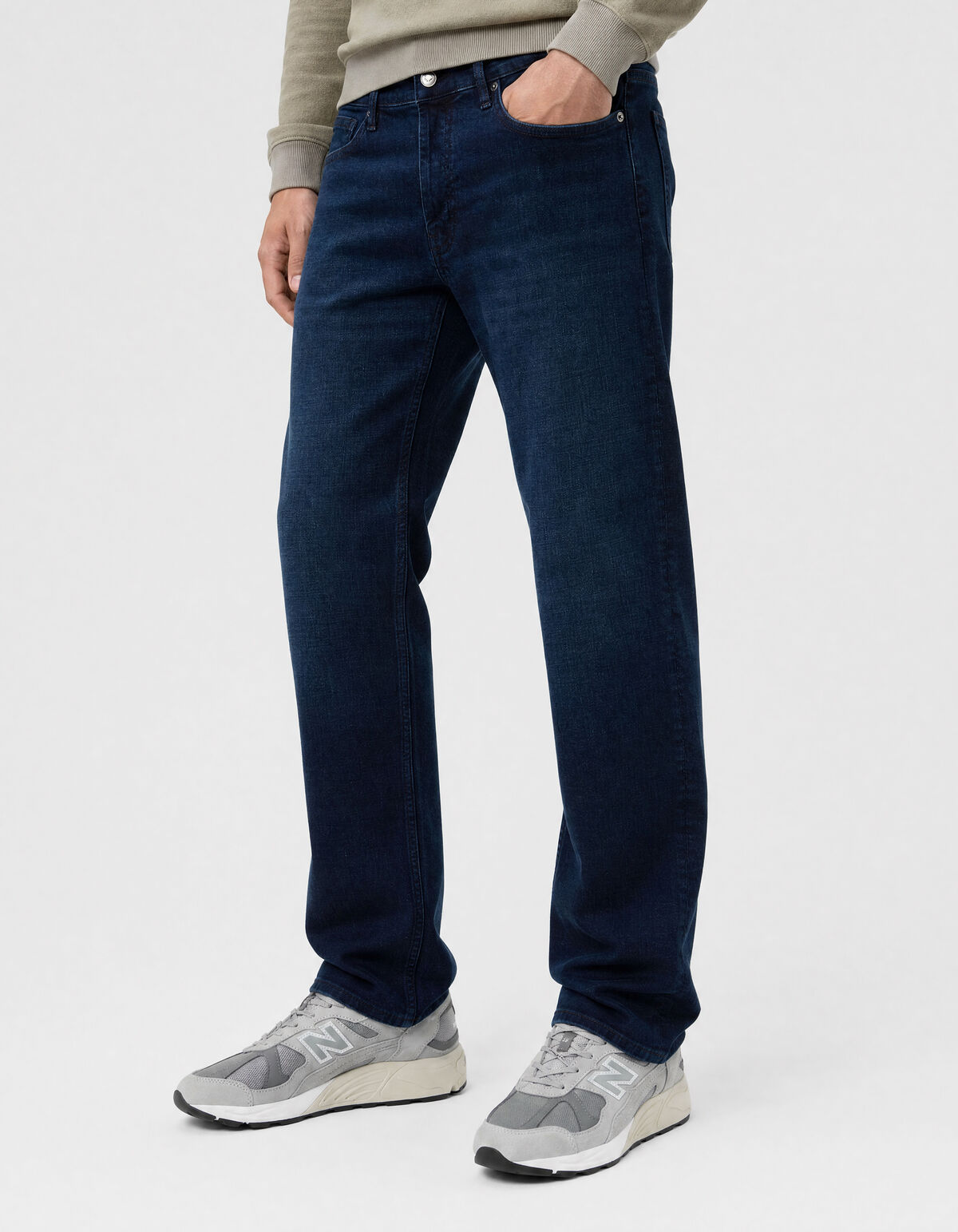 Comfort Straight Fit Jeans Dunkelblau L32 SHOEBY MEN