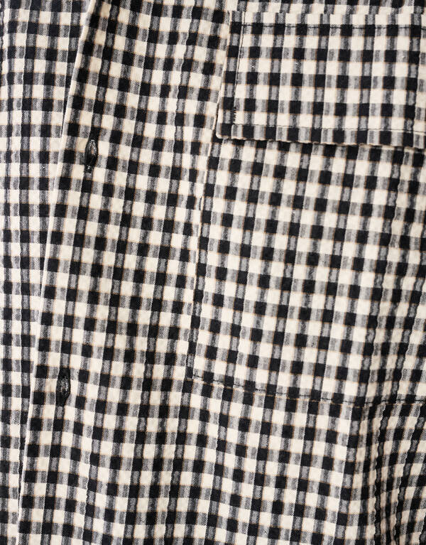 Karo-Overshirt Gebrochen Wei&szlig; SHOEBY MEN