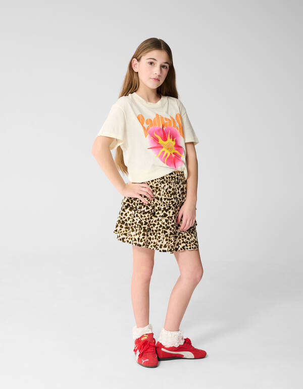Radiate Artwork T-Shirt Wei&szlig; SHOEBY GIRLS