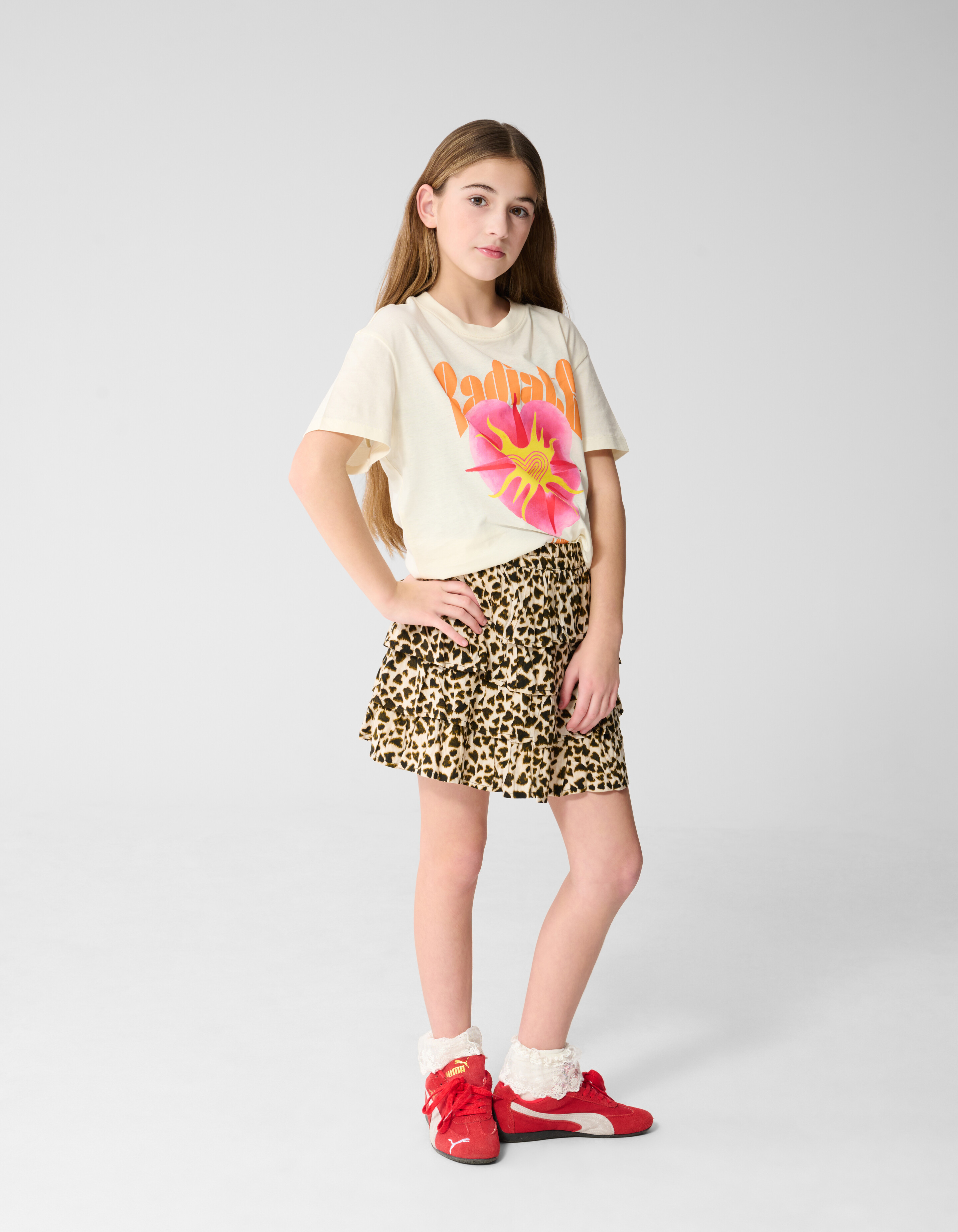 Radiate Artwork T-Shirt Wei&szlig; SHOEBY GIRLS