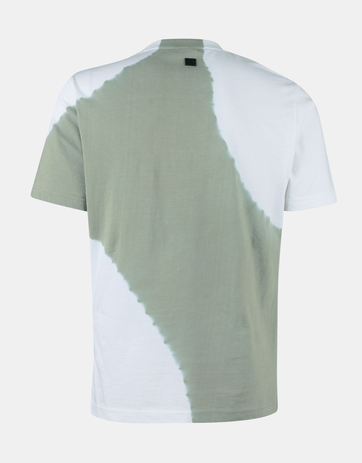 T-Shirt mit Batikdruck Grün REFILL