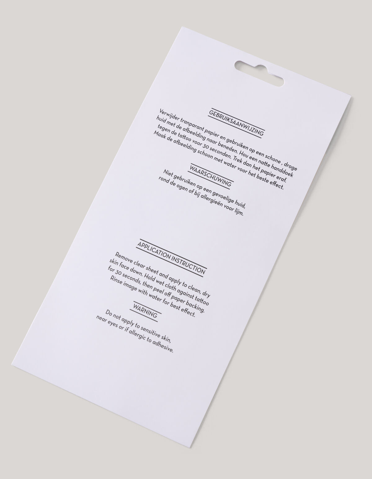 Liebe Klebe-Tattoo SHOEBY ACCESSOIRES