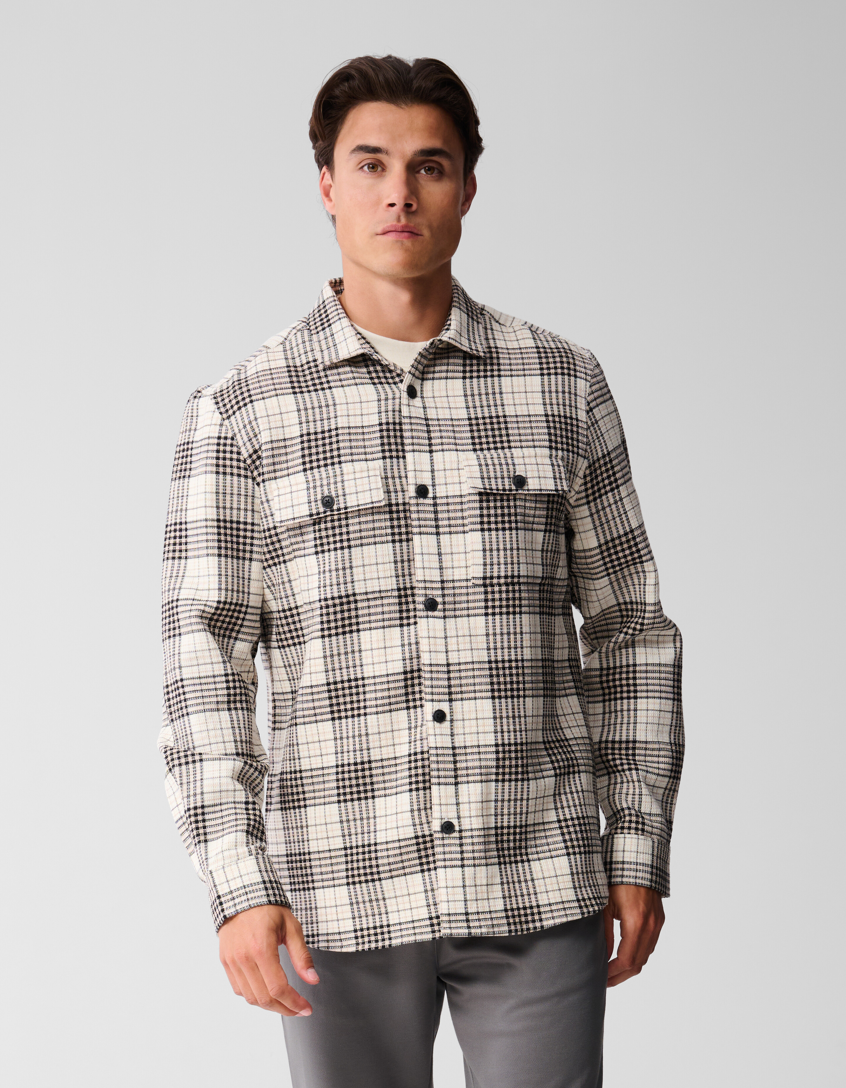 Ruiten Overshirt Gebrochen Weiß SHOEBY MEN