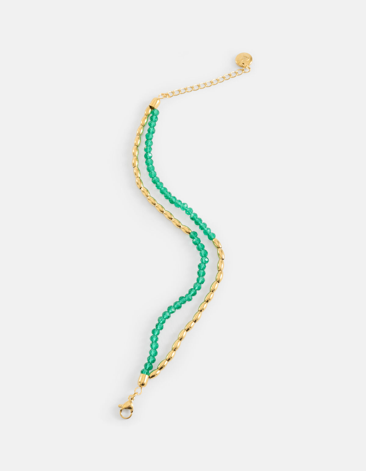 Perlenarmband Grün SHOEBY ACCESSOIRES