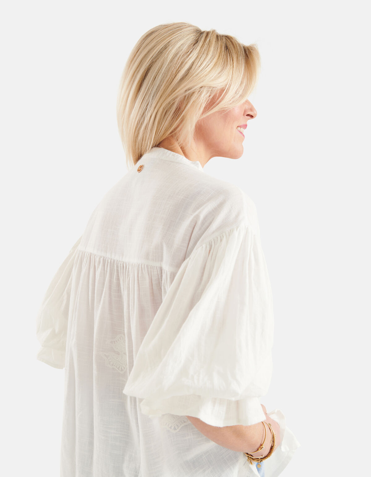 Stickerei Bluse Off White By Lonneke SHOEBY WOMEN