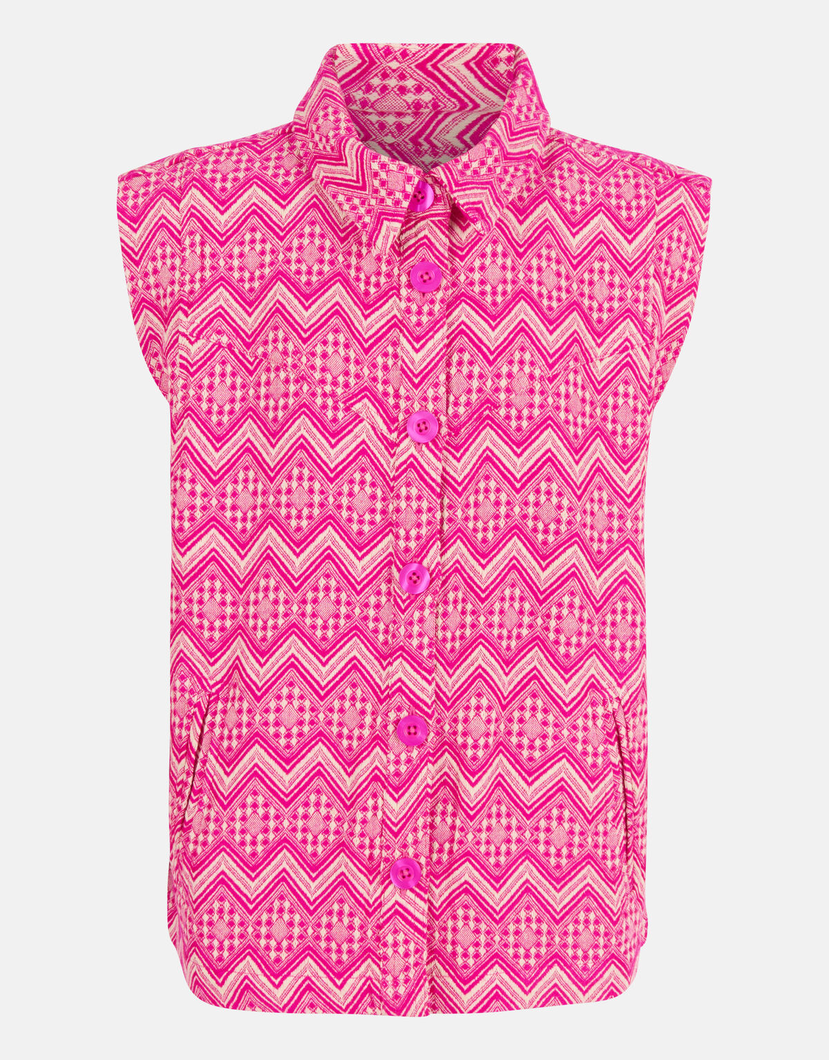 Besticktes Gilet Rosa SHOEBY GIRLS