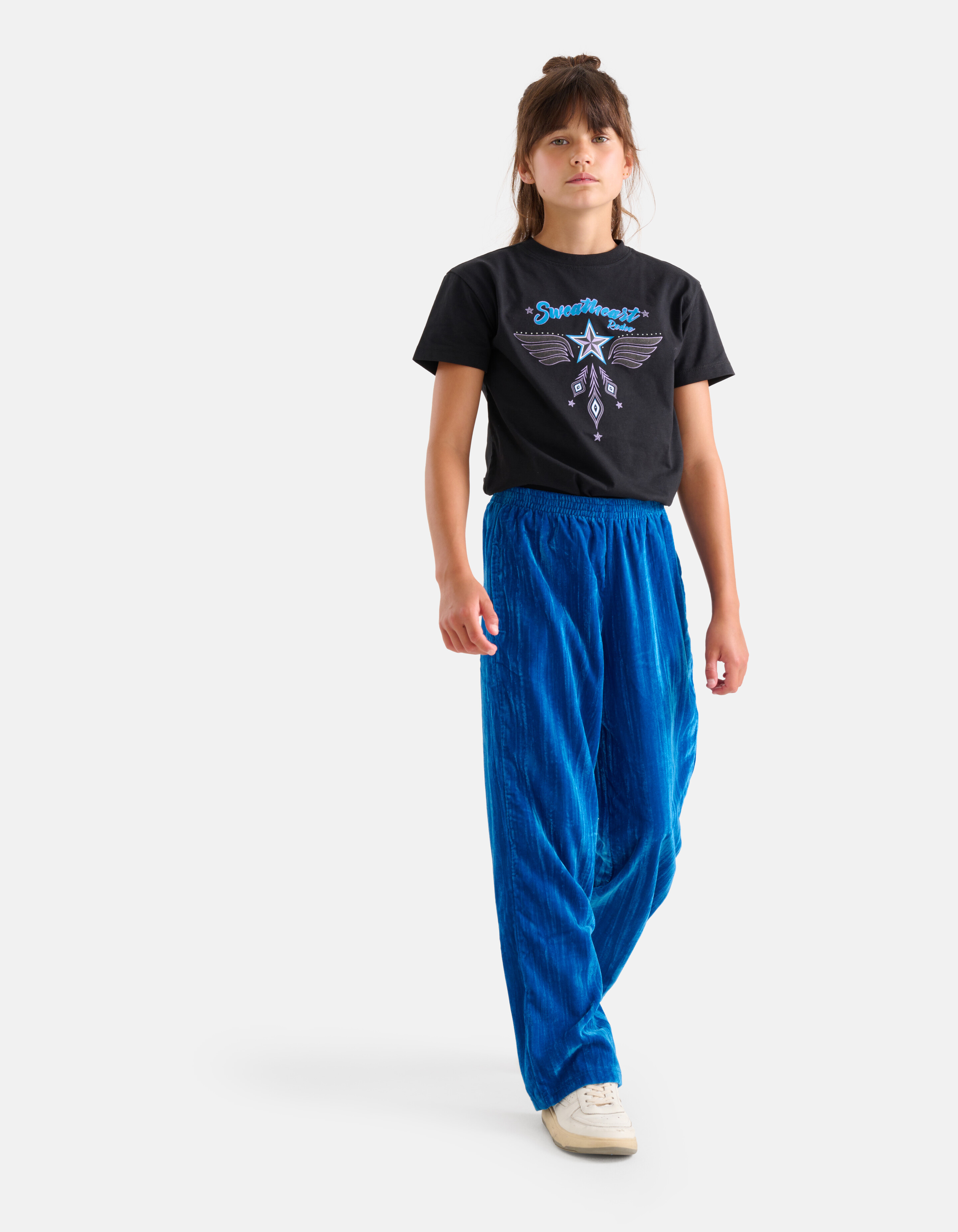 Western Artwork T-shirt Schwarz SHOEBY GIRLS