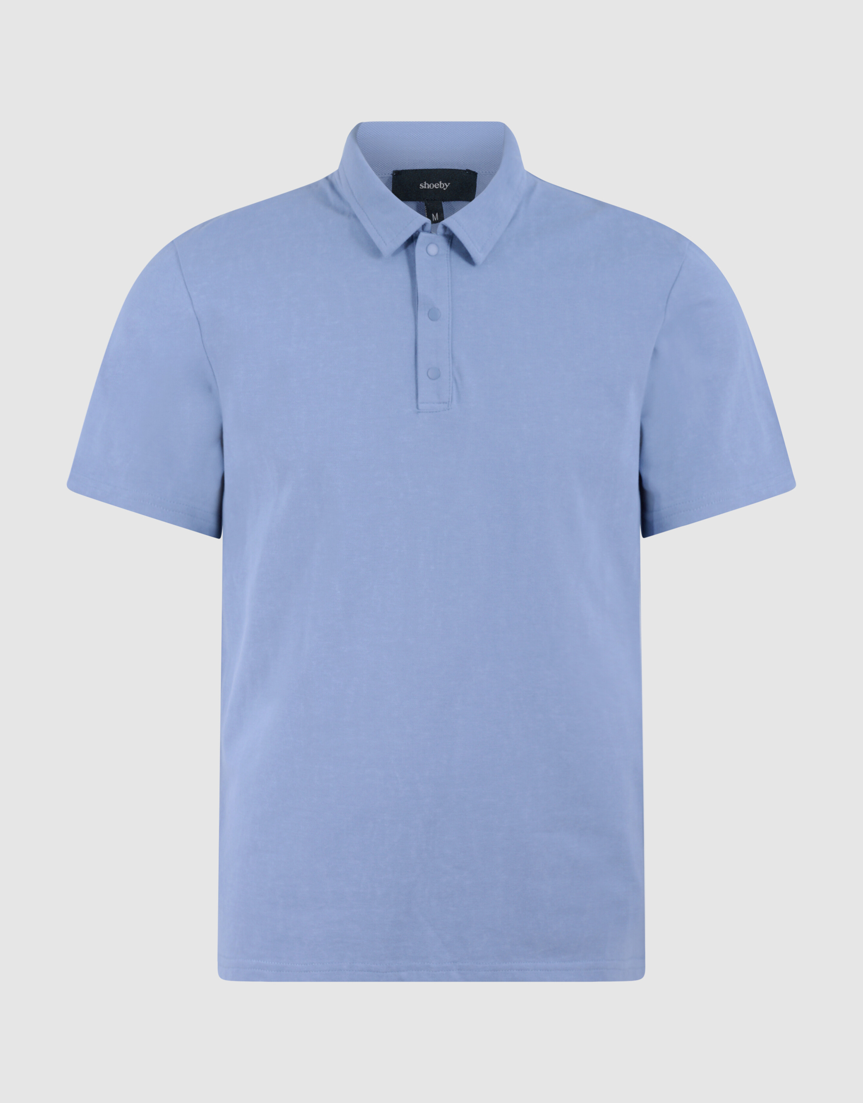 Gewaschenes Poloshirt hellblau SHOEBY MEN