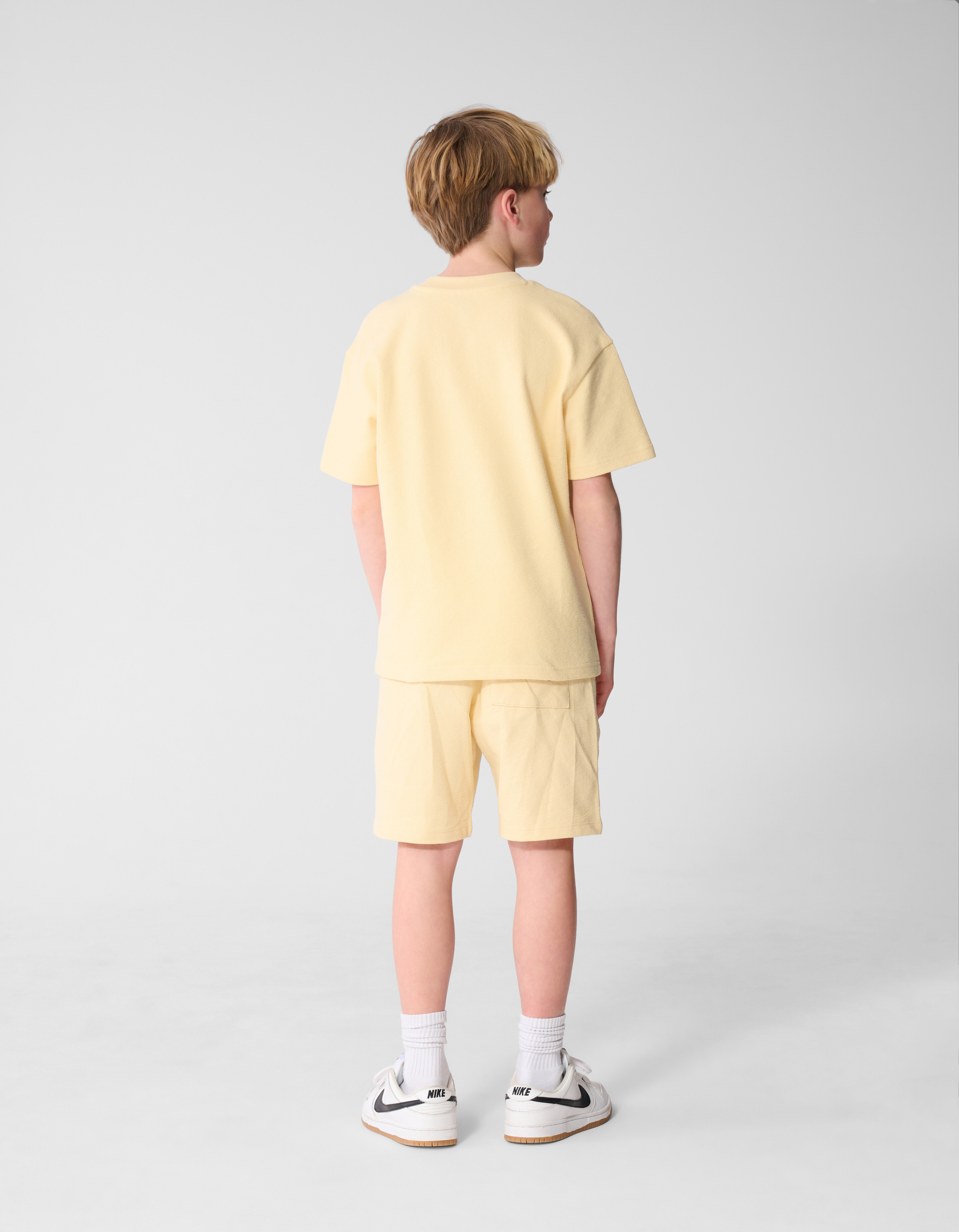Frottee Textdruck T-Shirt Gelb SHOEBY BOYS