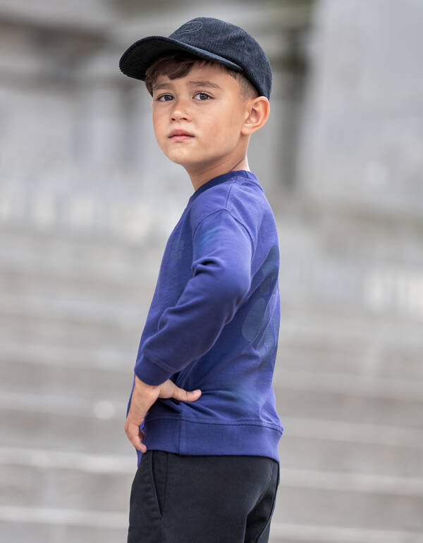 Fear None Kunst Sweatshirt Lila SHOEBY BOYS