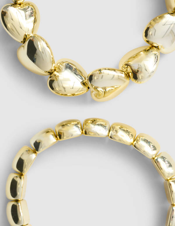 Herzarmbandset Gold SHOEBY ACCESSOIRES