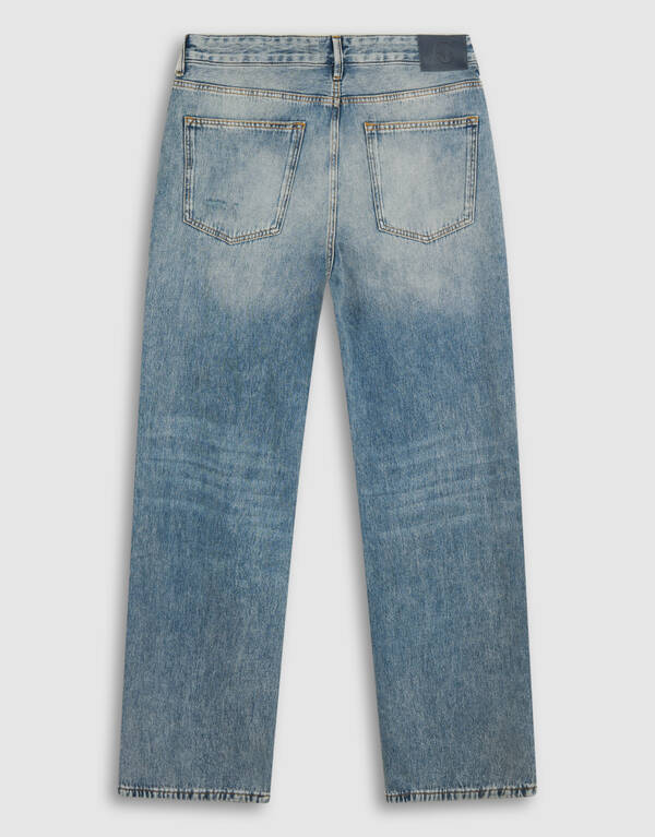 Relaxed Fit Jeans Blau SHOEBY MEN