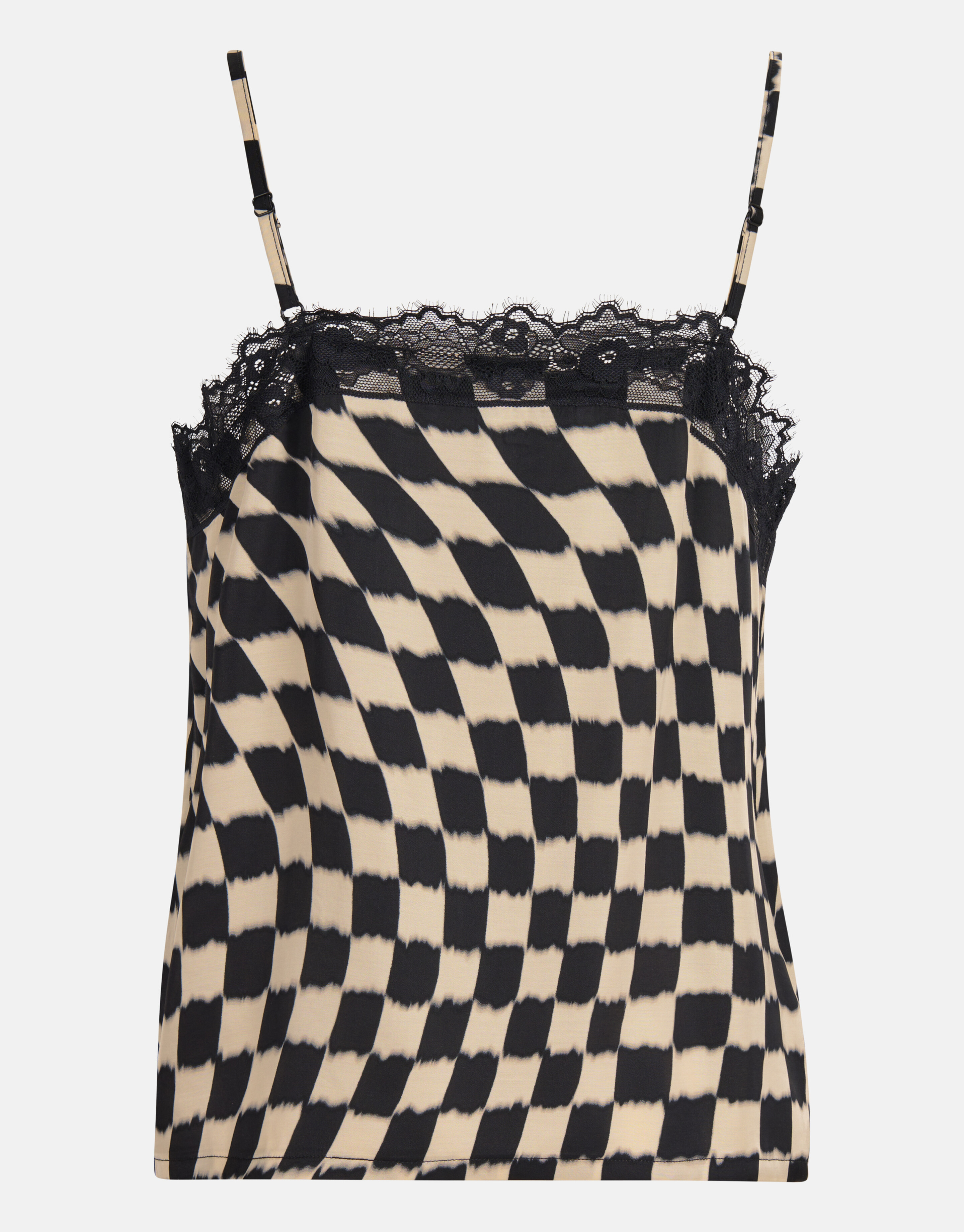 Bedrucktes Singlet Schwarz/ Off-white SHOEBY WOMEN