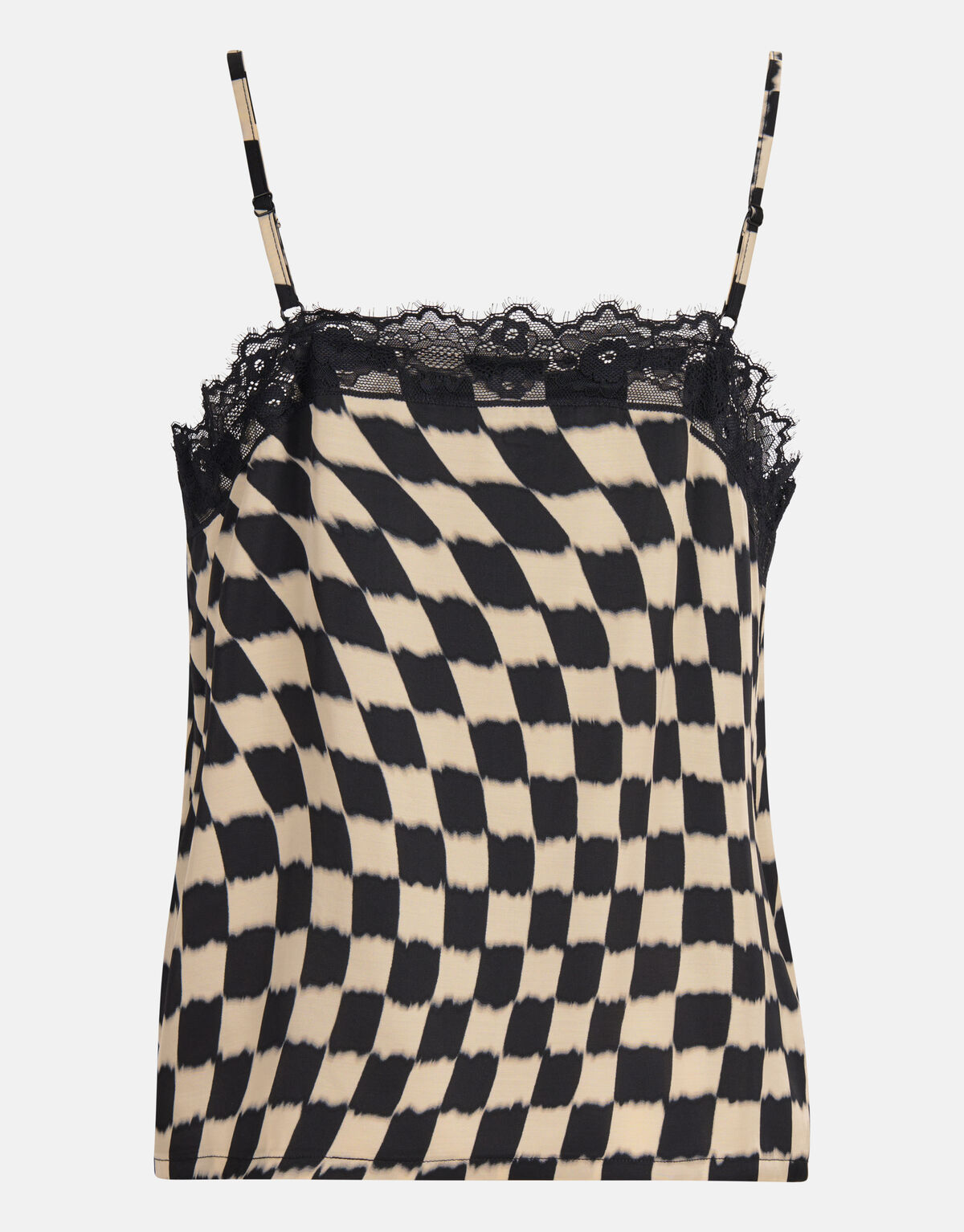 Bedrucktes Singlet Schwarz/ Off-white SHOEBY WOMEN