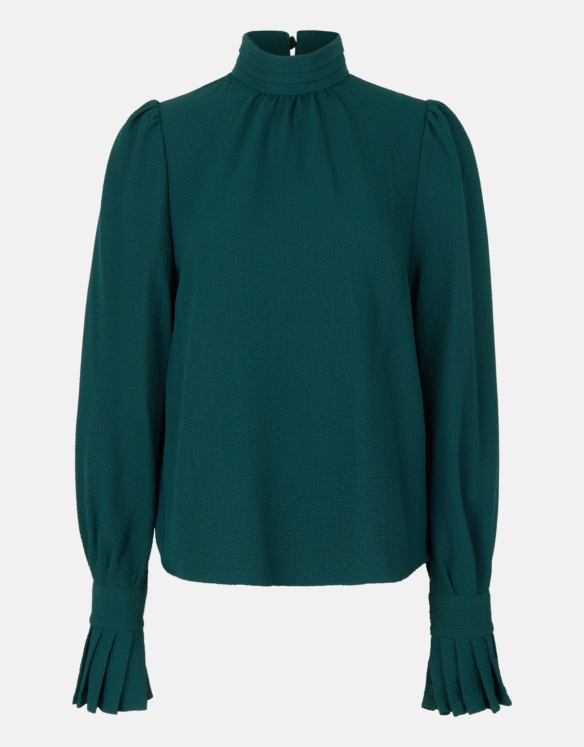 Bluse mit voluminösen Ärmeln Grün SHOEBY WOMEN
