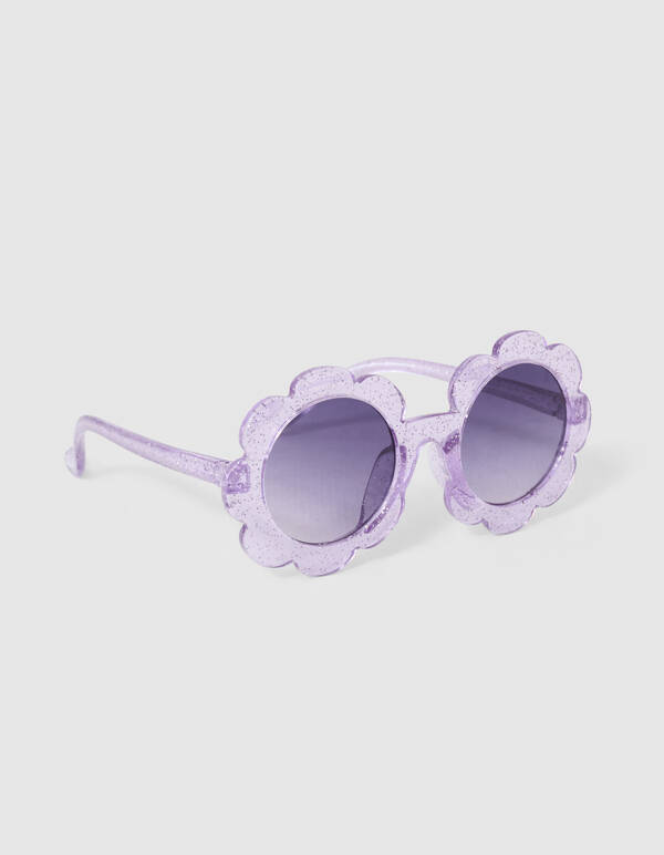 Flower Glitter Sonnenbrille Hellviolett SHOEBY ACCESSOIRES
