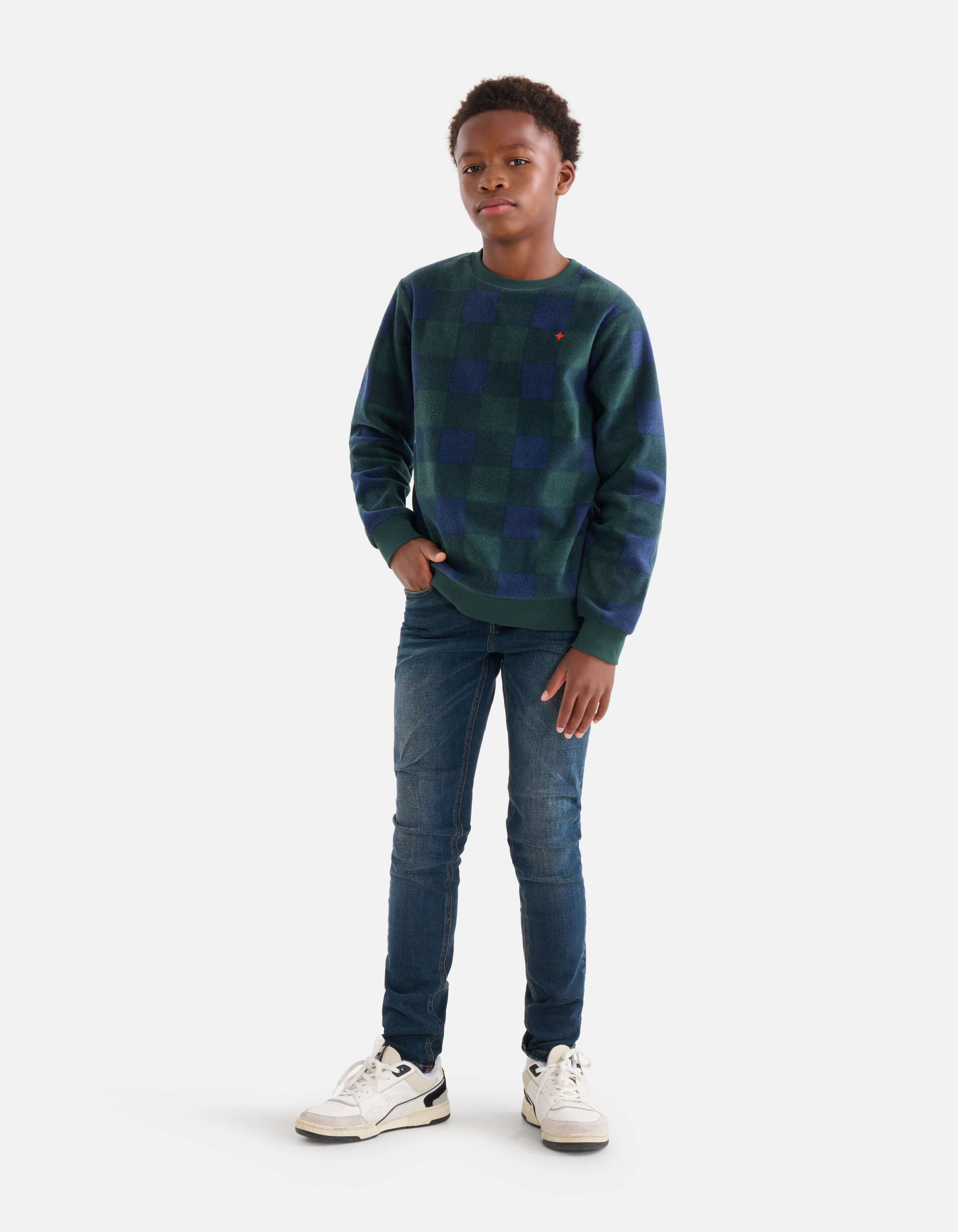 Fleecepullover Dunkelgrün SHOEBY BOYS