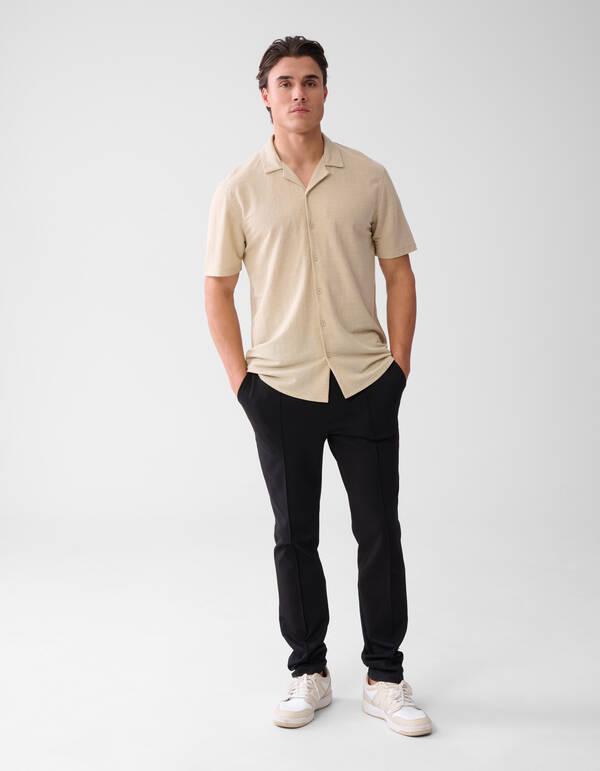 Piqué-Hemd Sand SHOEBY MEN