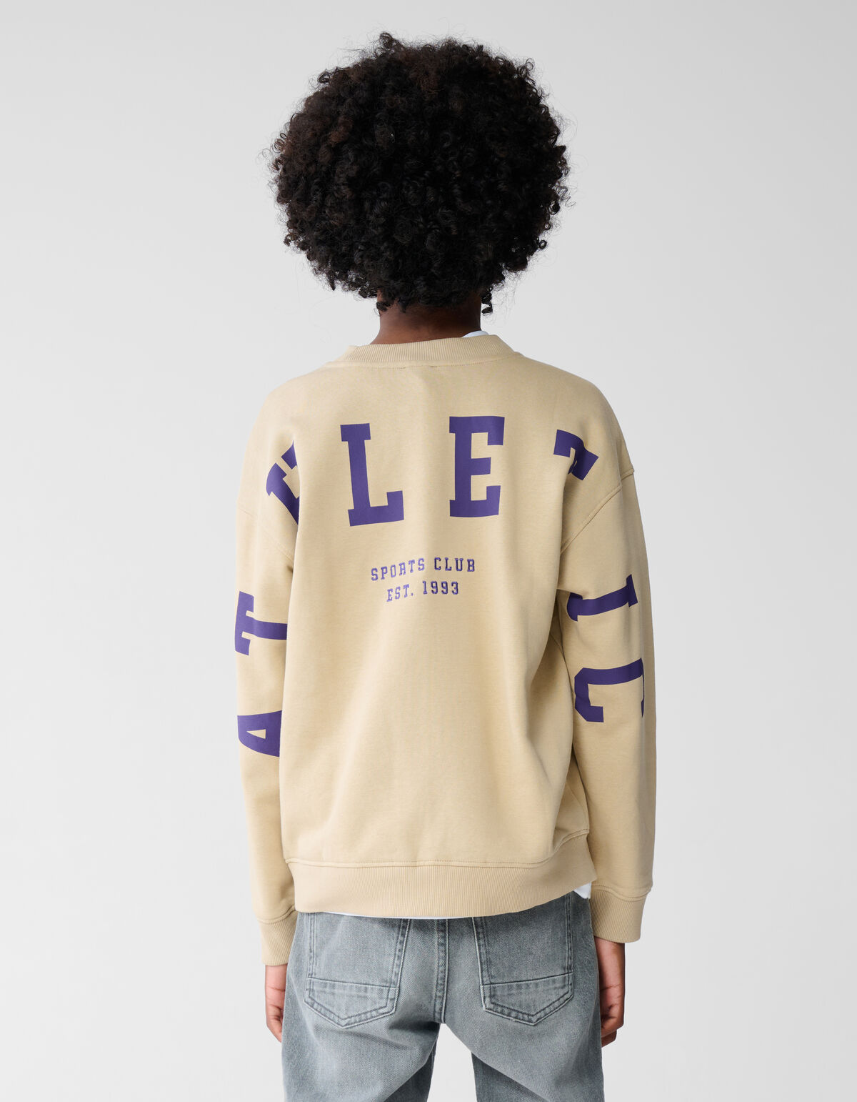 Athletisches Kunstwerk Pullover Beige SHOEBY BOYS