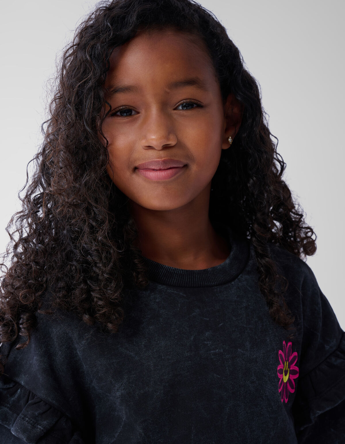 Blumenkleid Schwarz SHOEBY GIRLS