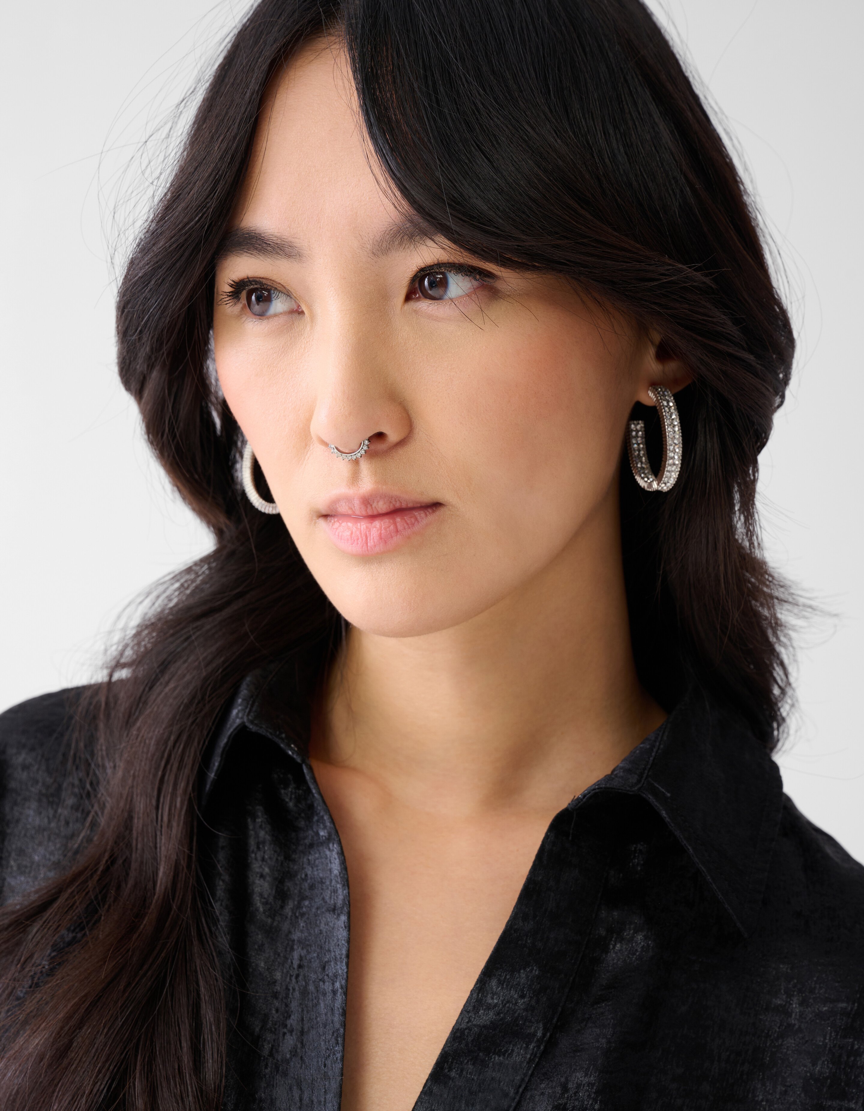 Glitzerbluse Schwarz SHOEBY WOMEN