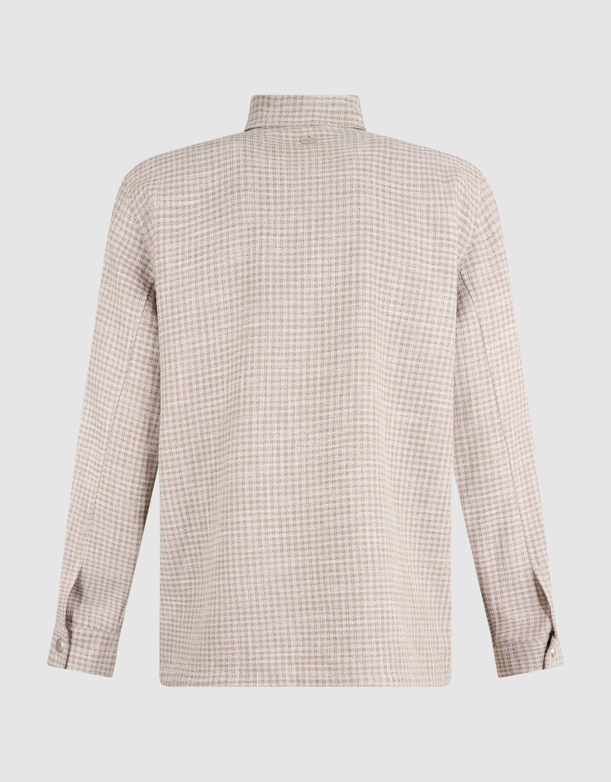 Melange Check Overshirt Sand SHOEBY MEN
