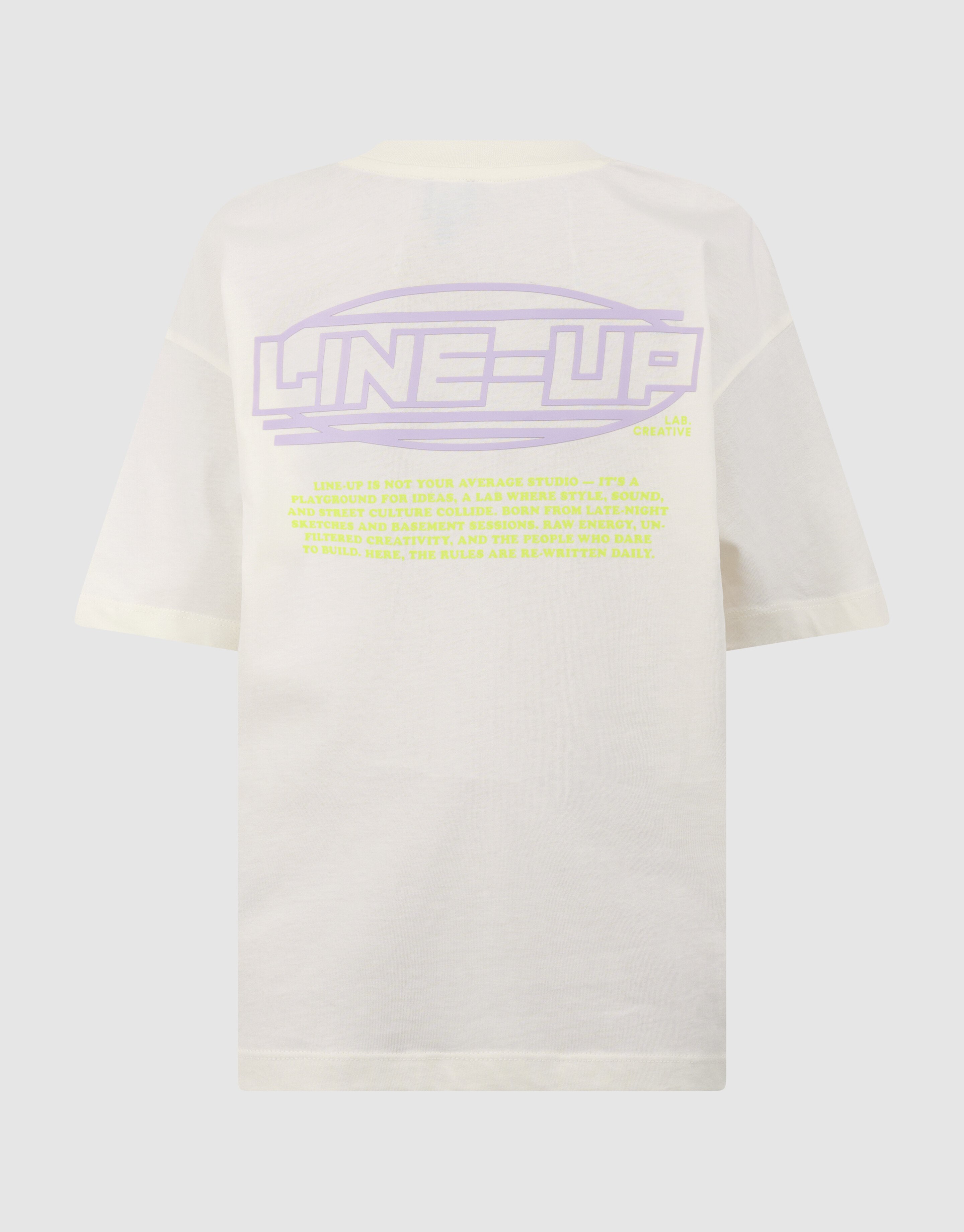 Line Up Artwork T-Shirt Gebrochen Wei&szlig; SHOEBY BOYS
