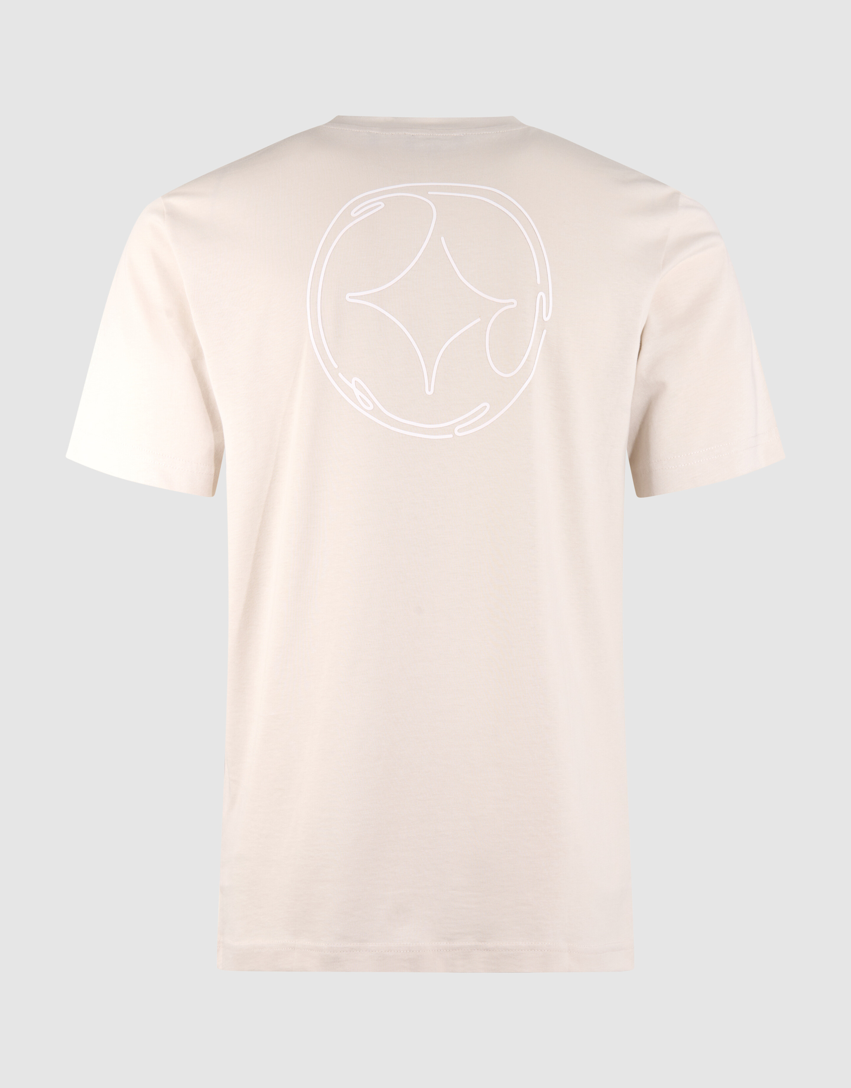 Line Artwork T-Shirt Hellgrau SHOEBY MEN