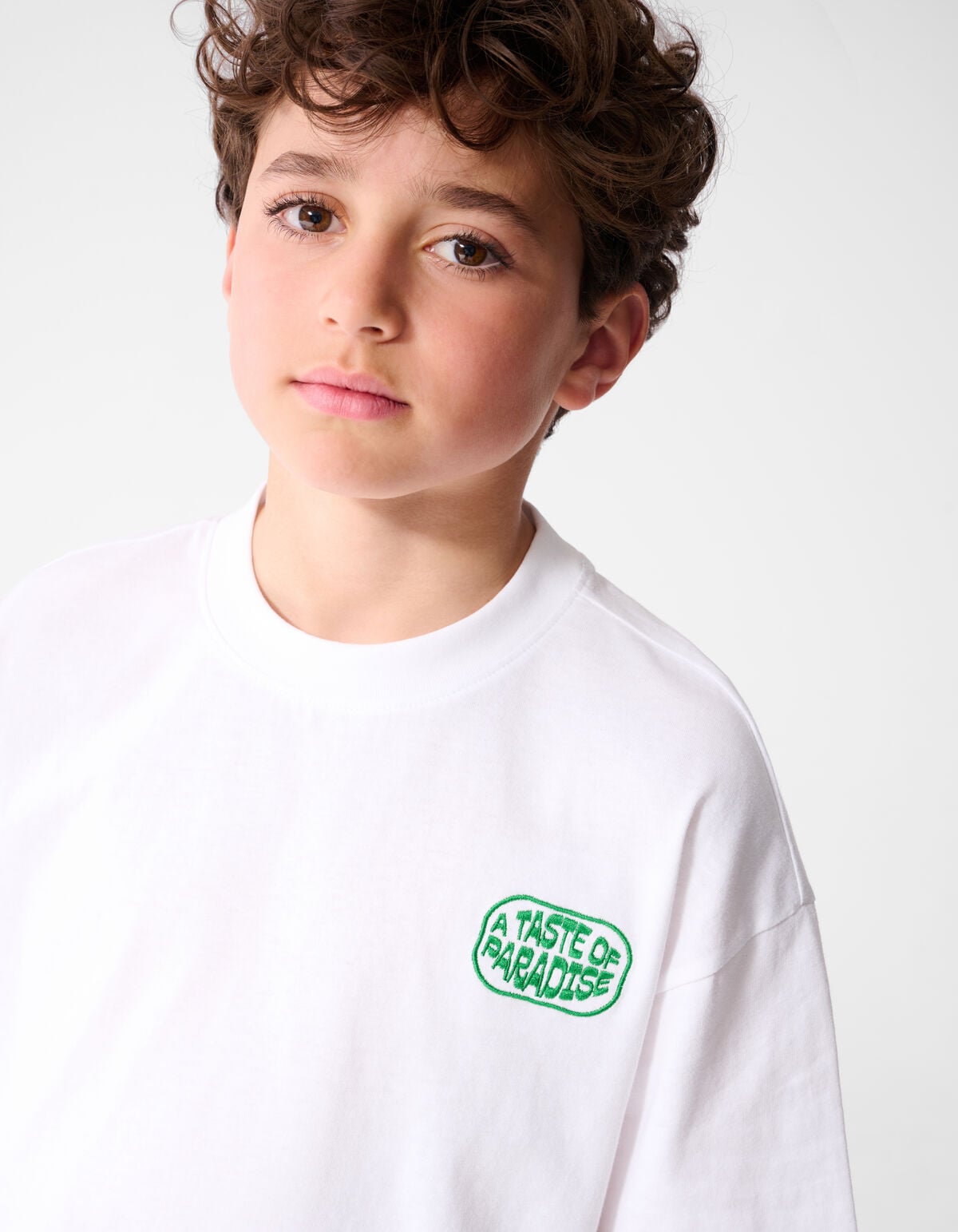 Fruit Artwork T-shirt Wit SHOEBY BOYS