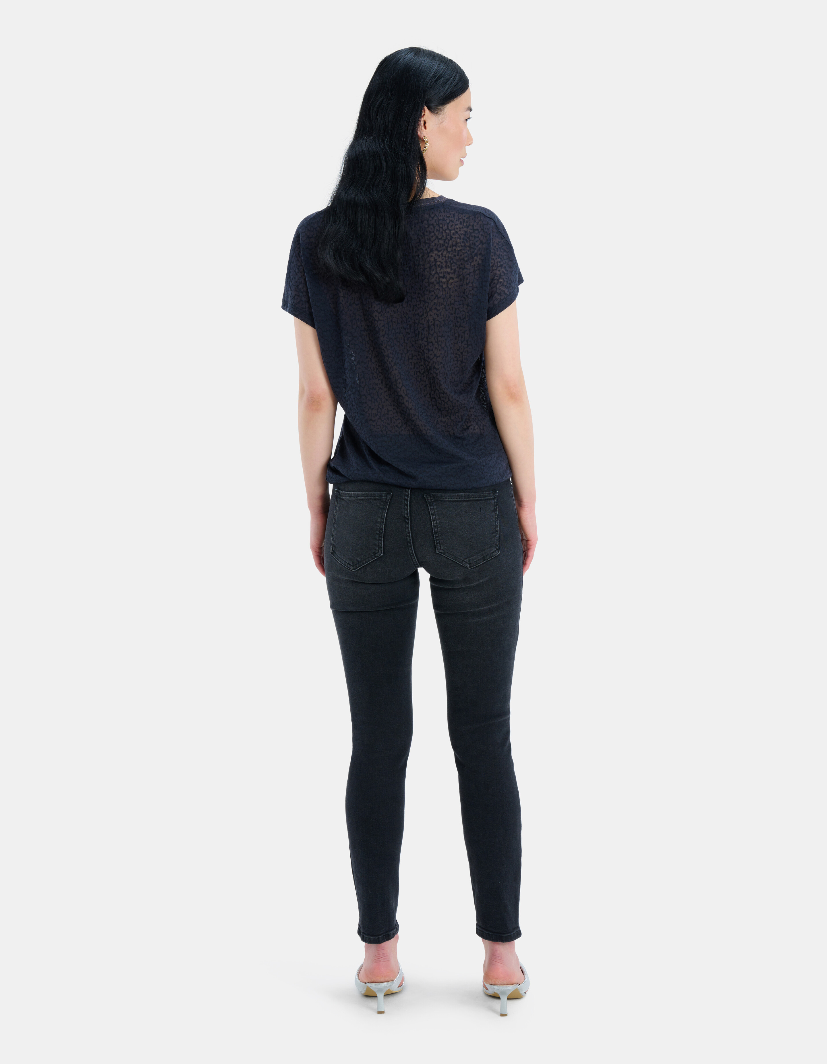 Leopard Burn Out T-Shirt EKSEPT
